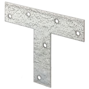 Alberts Verbindingsplaat - Sendzimir Verzinkt Staal - T-vorm - 140x110x30mm