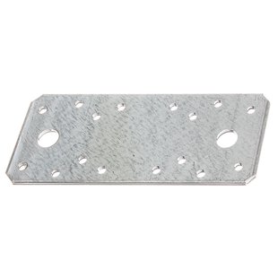 Alberts Verbindingsplaat Ruwstaal Verzinkt 133x55x2,5mm