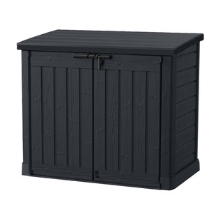 Keter Kussenbox Store-it-out Max - Houtlook - Grijs - 1200l - 145,5x82x125cm