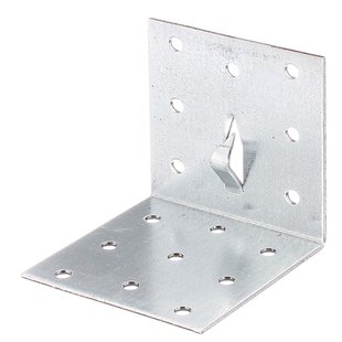 Alberts Verbindingshoek - Verzinkt Staal - Met Fixeerklauw - 60x60x60mm