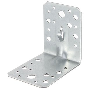 Alberts Hoekanker - Sendzimir Verzinkt Staal - Versterkt - 90x90x65mm