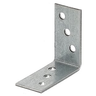 Alberts Verbindingshoek - Verzinkt Staal - 40x40x20mm - 25 Stuks