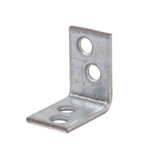 Alberts Stoelhoek - Blauw Verzinkt Staal - 25x25x14mm - 12 Stuks