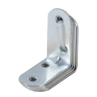 Alberts Hoekanker - Verzinkt Staal - Afgeronde Uiteinden - 40x40x19mm