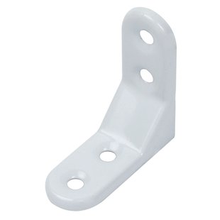 Alberts Verbindingshoek - Wit Gecoat Staal - Decoratief - 50x50x20mm