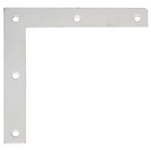 Alberts Meubelhoek Zinkfosfaat Kunststof Coating Wit 100x100x15mm