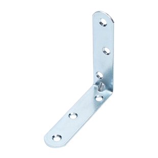 Alberts Hoekanker - Verzinkt Staal - Afgeronde Uiteinden - 80x80x19mm