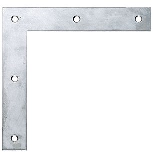 Alberts Raamhoek Rvs 120x120x20mm