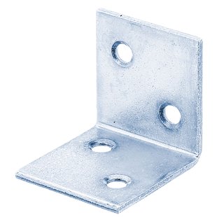 Alberts Verbindingshoek - Blauw Verzinkt Staal - Gelijkbenig - 30x30x30mm