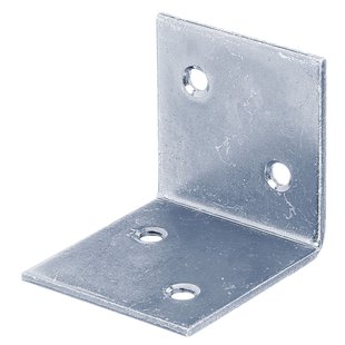 Alberts Versterkingshoek Gelijkbenig Galvanisch Blauw 40x40x40mm