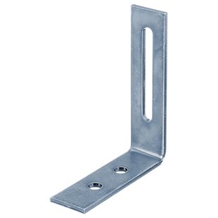 Alberts Verbindingshoek - Verzinkt Staal - Verstelbaar - 65x80x20mm