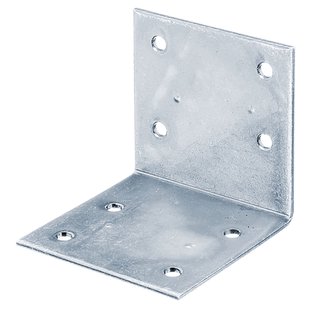 Alberts Versterkingshoek - Blauw Verzinkt Staal - Gelijkbenig - 60x60x60mm