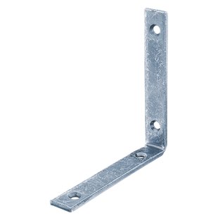 Alberts Verbindingshoek - Blauw Verzinkt Staal - 120x120x20mm