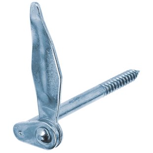 Alberts Luikvastzetter Marseillais Met Houtschroefdraad Blauw Verzinkt 130mm