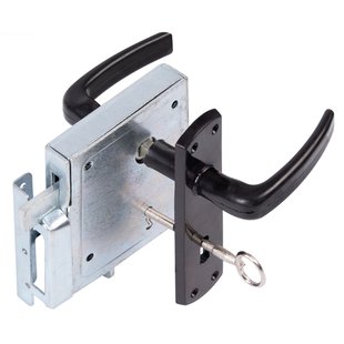 Alberts Poortslot + Heffende Schoot Links En Rechts Bruikbaar 118x100mm