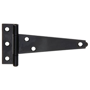 Alberts Kistscharnier + Geniete Pen Zwart 100x20x60mm