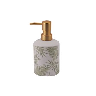 Allibert Zeepdispenser Oural Wit/groen Glanzend