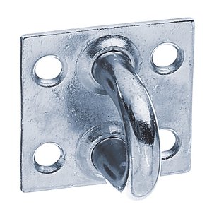 Alberts Oog Op Plaat - Verzinkt - 37x26mm