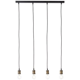 Brilliant Pendel Ugolin Zwart 4xe27