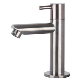 Differnz Toiletkraan Mix & Match - Recht - Mat Chroom - 42cm