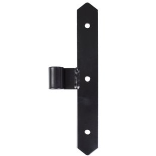 Alberts Luik-middenhengsel Gecentreerd Kunststof Coating Zwart 250mm ⌀16mm