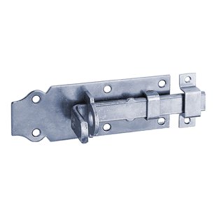 Alberts Sluitgrendel Met Platte Greep - Verzinkt Staal - 100x44 Mm