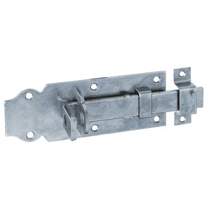 Alberts Sluitgrendel Met Platte Greep - Blauw Verzinkt Staal - 140x52 Mm