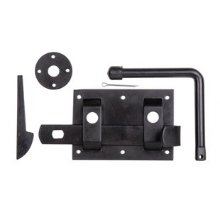 Alberts Deursluiting - Ruwstaal Met Kunststof Coating - 122x85 Mm