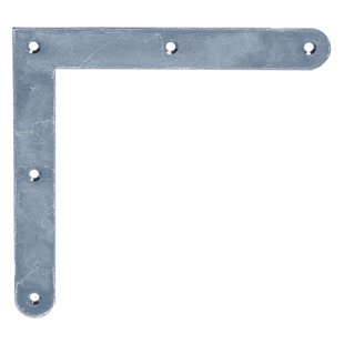 Alberts Hoekraam Afgeronde Uiteinden Verzinkt 150x150x20mm