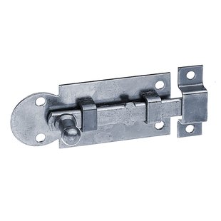 Alberts Raamgrendel Recht + Bevestigd Tegenstuk Blauw 61mm