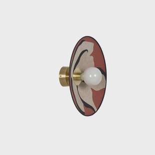 Sonia Laudet wandlamp Ø 40 cm massala MARKET SET - Woonkamer - Designer - Stof - Rond