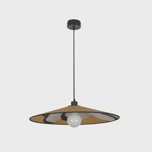 Sonia Laudet hanglamp Ø 60 cm curry MARKET SET - Woonkamer - Designer - Stof - 1 lamp