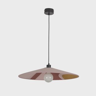 Sonia Laudet hanglamp Ø 60 cm roze MARKET SET - Woonkamer - Designer - Stof - 1 lamp