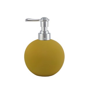 Allibert Zeepdispenser Bowling Mosterdgeel Soft Touch