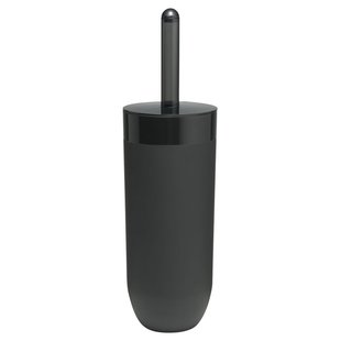 Sealskin Wc-borstel Met Houder Bloom - Abs - Vrijstaand - Met Klep - Zwart Mat/glanzend