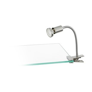 Eglo Klemspot Litos Mat Nikkel Gu10 3,3w