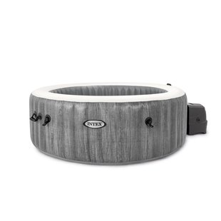 Intex Spa Purespa Greywood Rond Grijs 4 Personen D196x71cm
