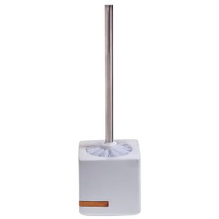 Spirella Wc-borstel Met Houder Oslo - Keramiek - Wit Glanzend