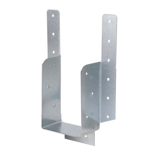 Alberts Balkdrager Afgerond + Lus Verzinkt 71x175mm