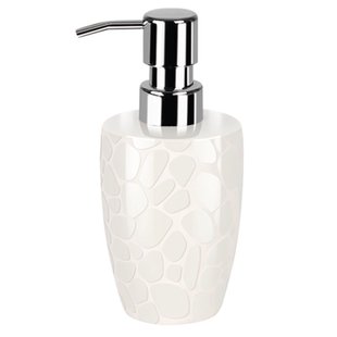 Spirella Zeepdispenser Darwin Pebble Grijs/wit
