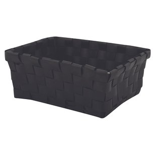 Msv Opbergmandje 14x19cm Zwart