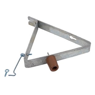 Alberts Deuropvanger Buffer + Haak Gegalvaniseerd 290x40x5mm