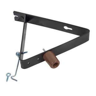 Alberts Deuropvanger Buffer + Haak Verzinkt Kunststof Coating 290x40x5mm