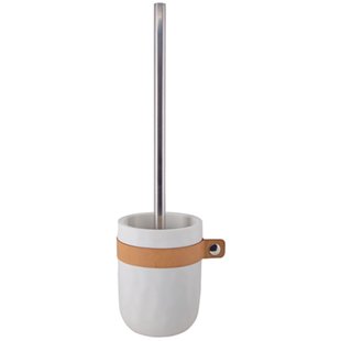 Spirella Wc-borstel Met Houder Lio - Kunststof - Wit