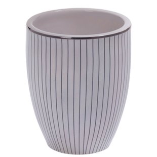 Spirella Beker Ligne Wit/zilver