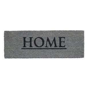 Deurmat Ruco Print Home Grijs 26x75cm