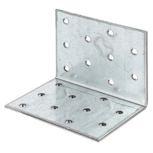 Alberts Verbindingshoek - Verzinkt Staal - 60x60x80mm