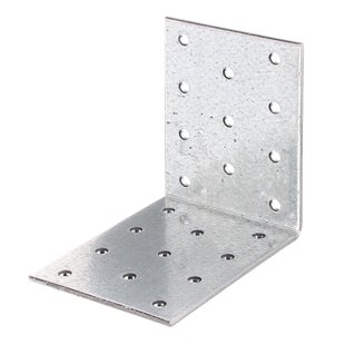 Alberts Verbindingshoek - Verzinkt Staal - 80x80x60mm