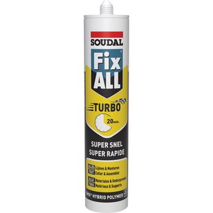 Soudal Lijmkit Fix All Turbo Zwart 290ml