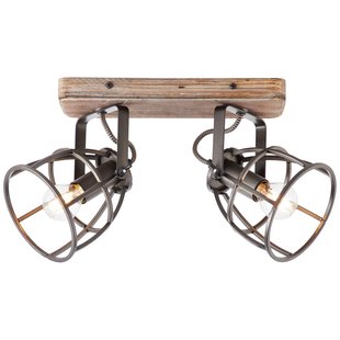 Brilliant Plafondspot Matrix Zwart 2xe14